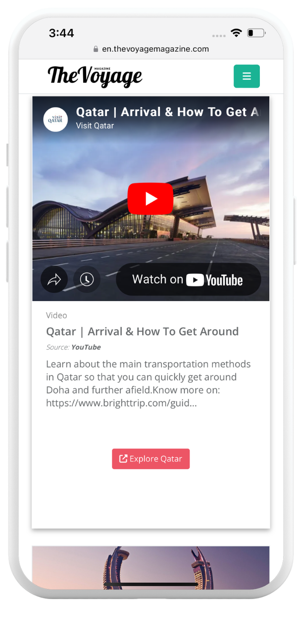 Mobile Experience - Qatar Ads 2